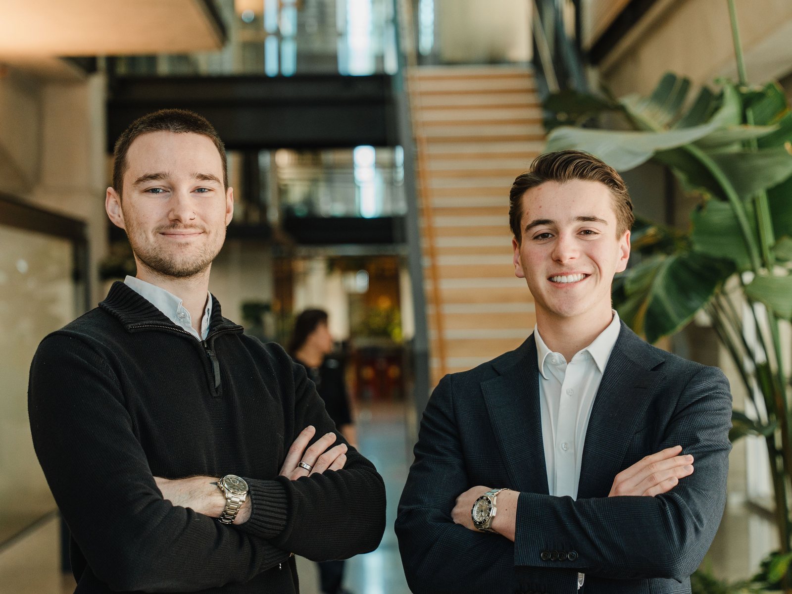 Will Montague-Brown and Dale Viljoen, the founders of Kayvo